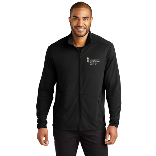 Port  Authority Men's Accord Stretch Fleece Full- Zip