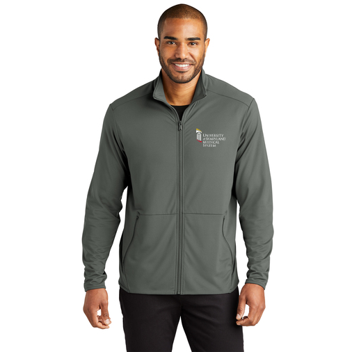Port  Authority Men's Accord Stretch Fleece Full- Zip