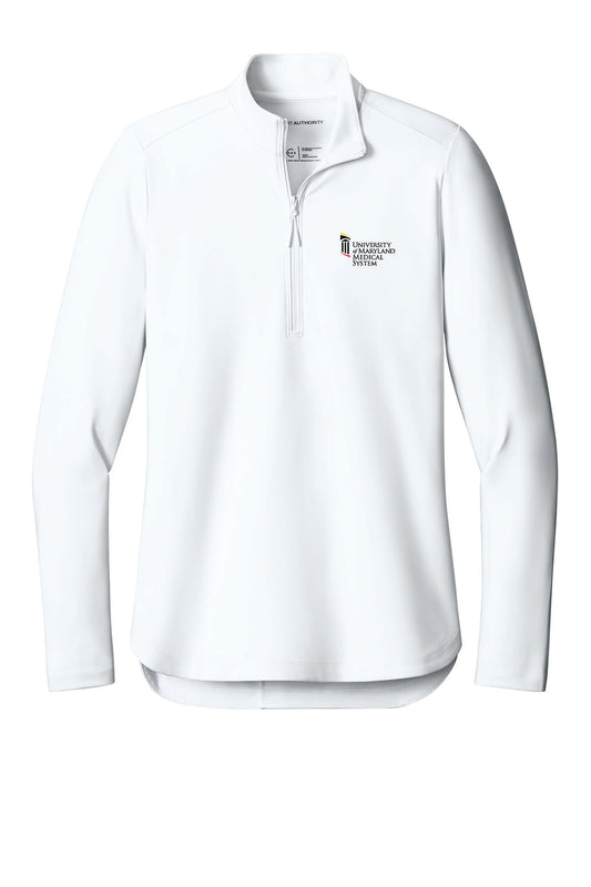 Port Authority Women's C-FREE Double Knit 1/4-Zip